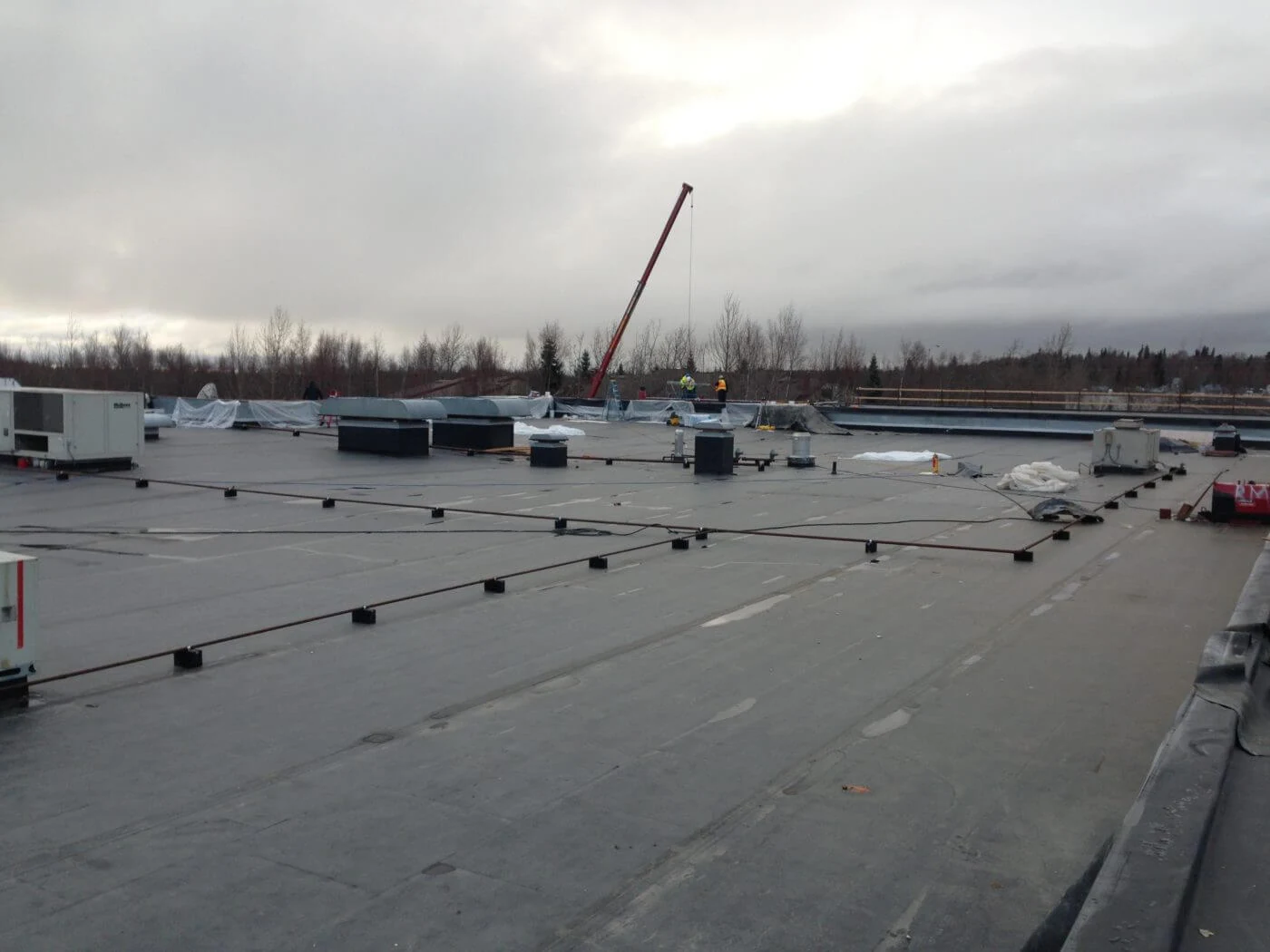 White EPDM Roofing in Roanoke, VA