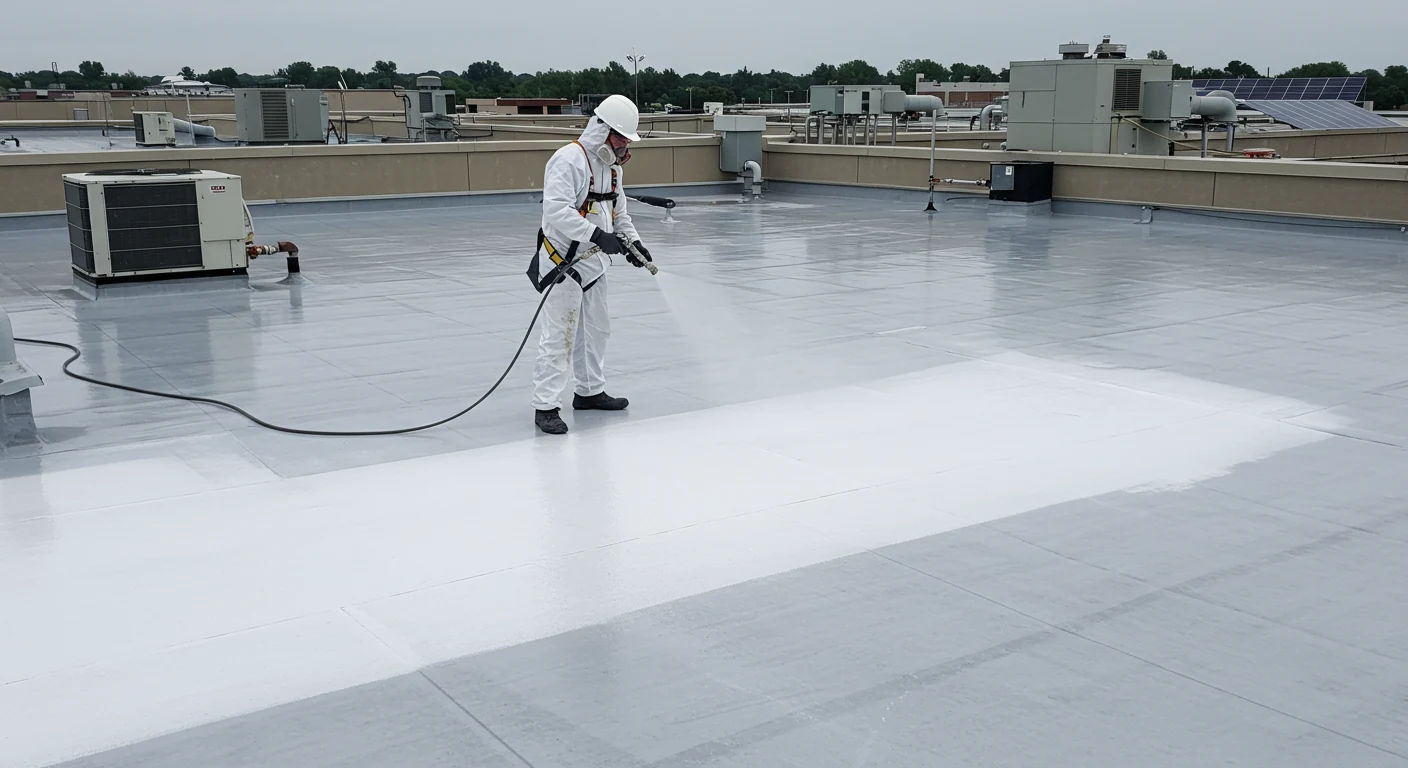 Commercial flat roof work in Roanoke, Virginia